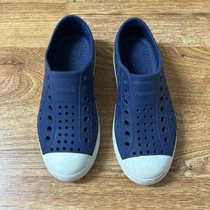 Native Jefferson Water Shoes Blue Shell Children Size C18 kids